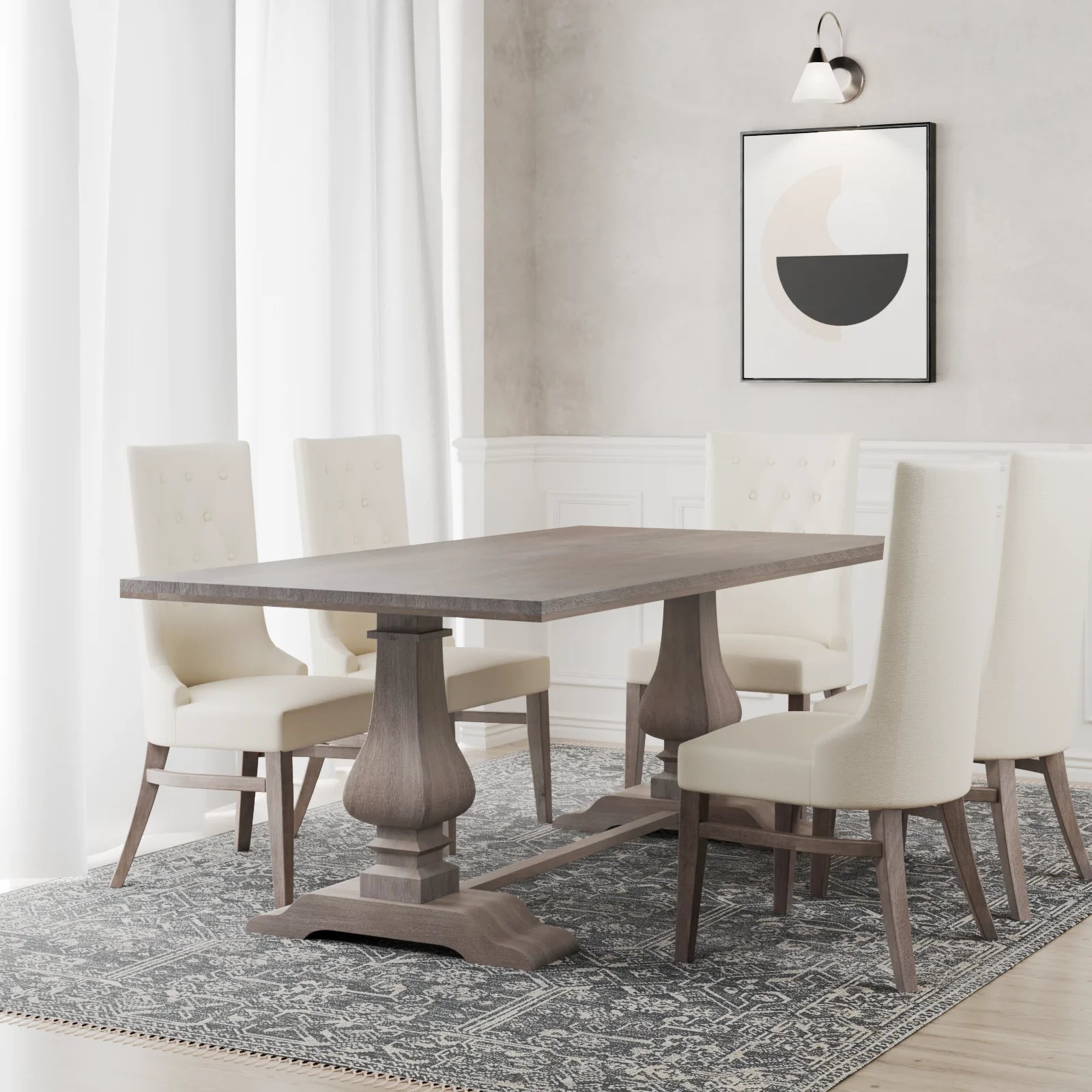 Georgia Mango Wood Dining Table