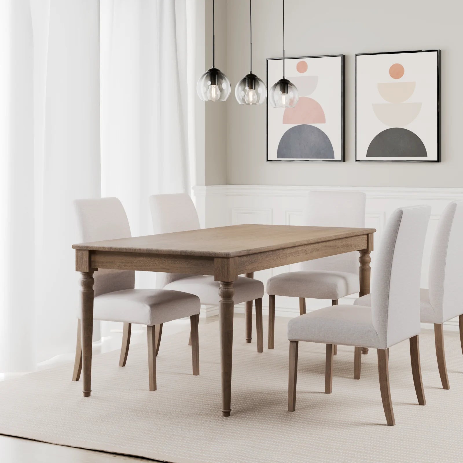 Theo Mango Wood Dining Table