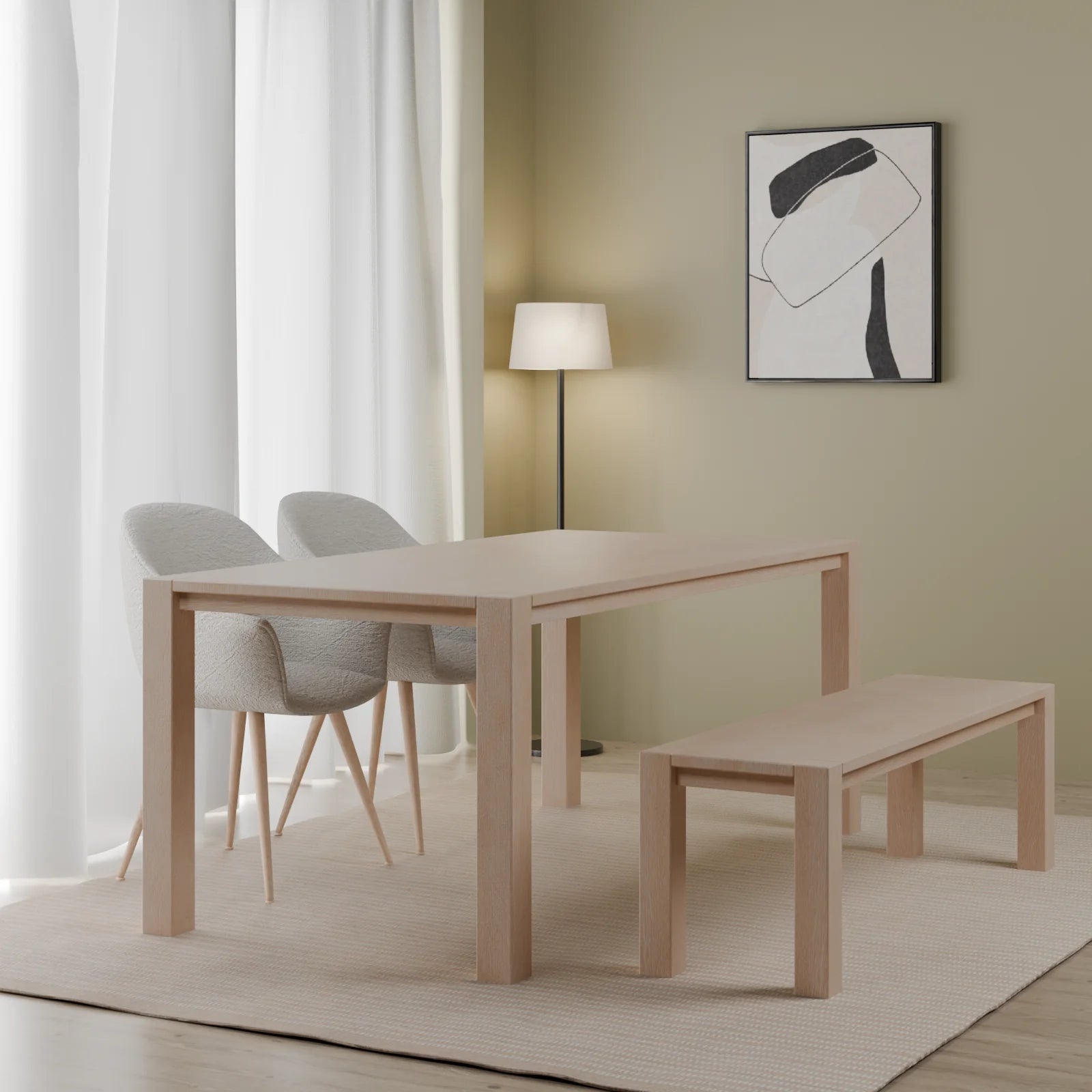 Edward Mango Wood Dining Table
