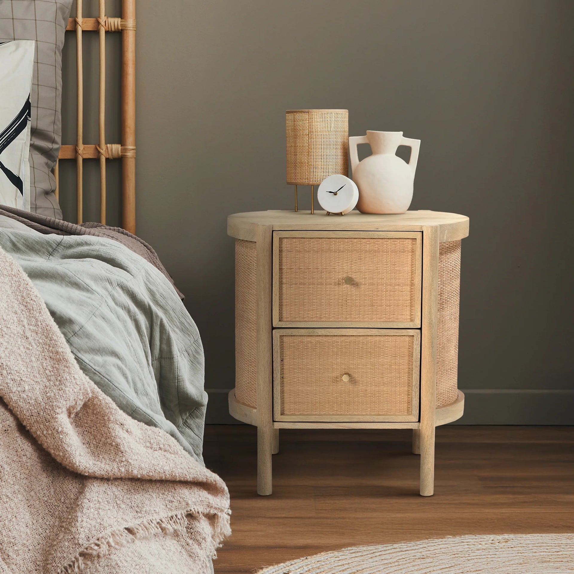 Dylan Two Drawer Side Table