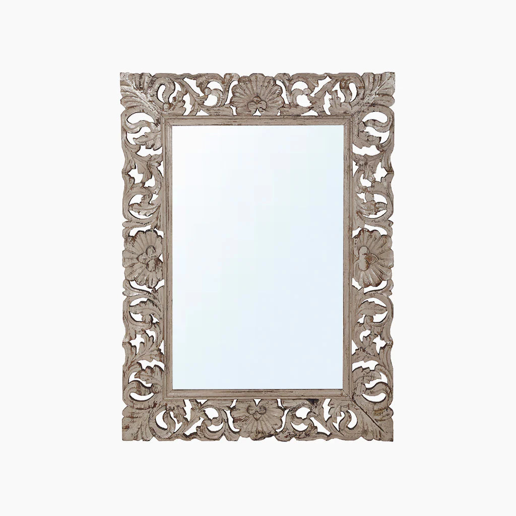 Aza Carved Wall Mirror