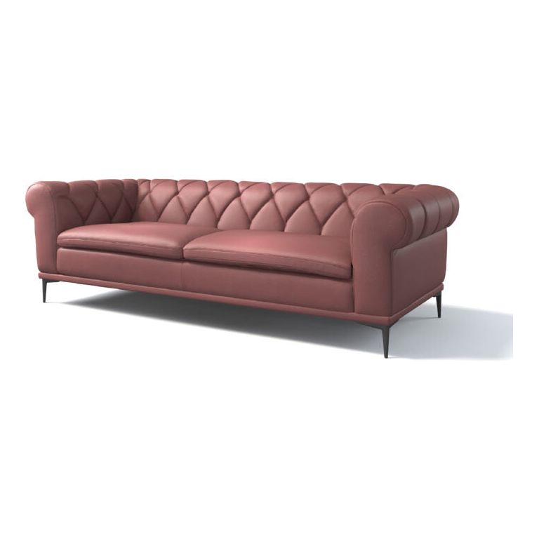 Divano 9507 Mod Chesterfield red-clay