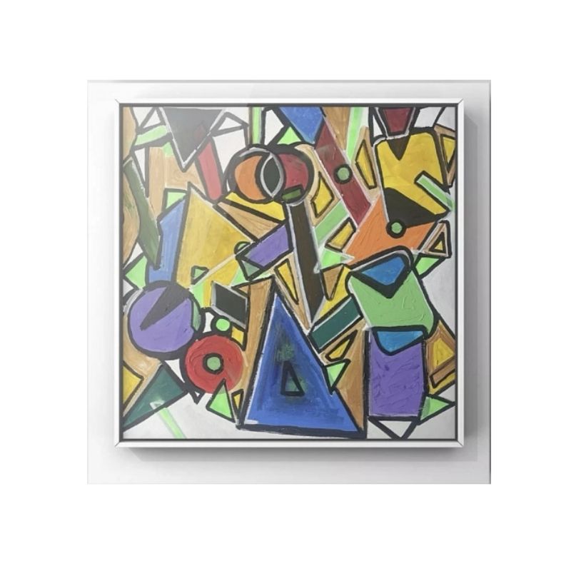 Artist JFW1479 original artwork abstract modern - signed
