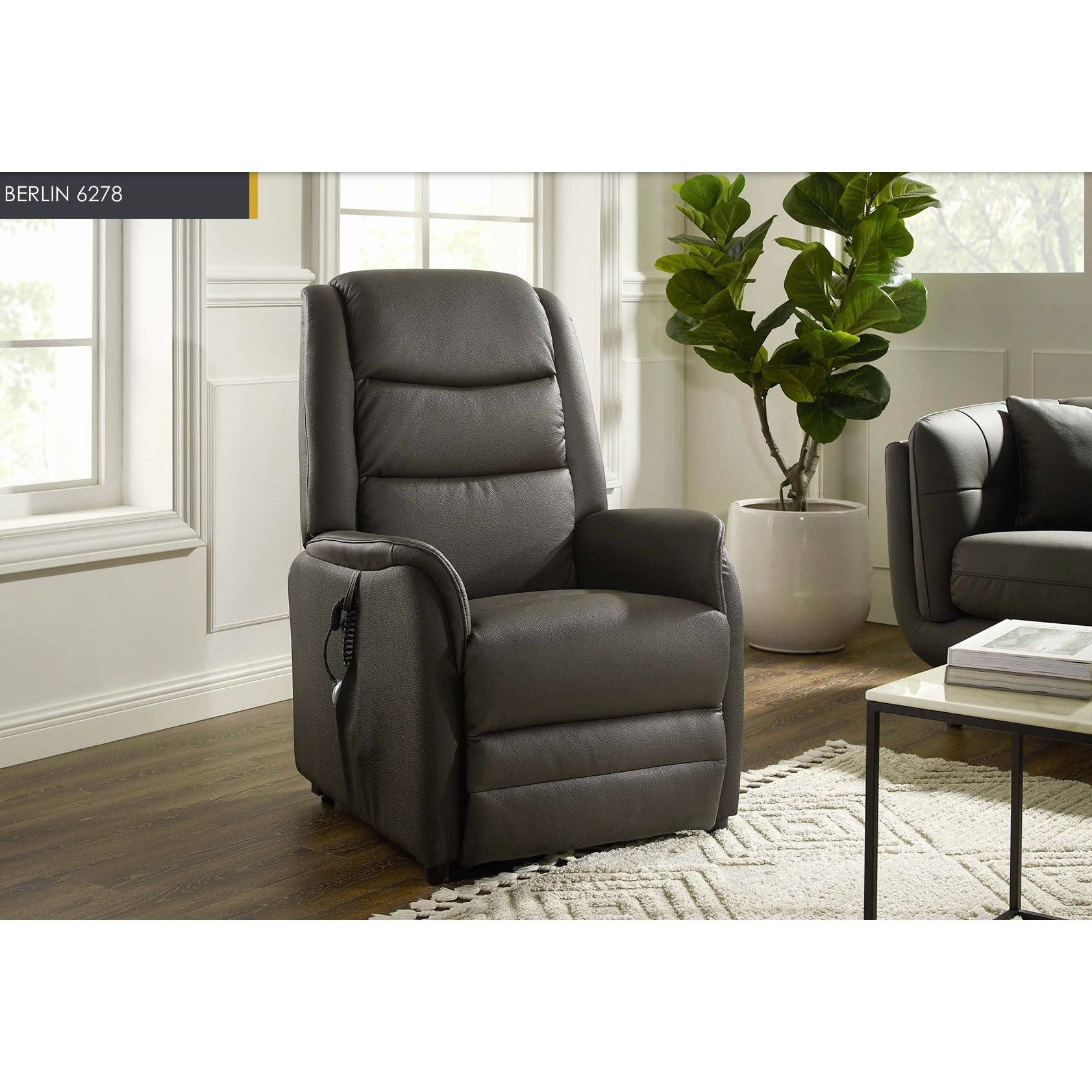 Berlin 8278 Luxury Powere Leathe Recliner